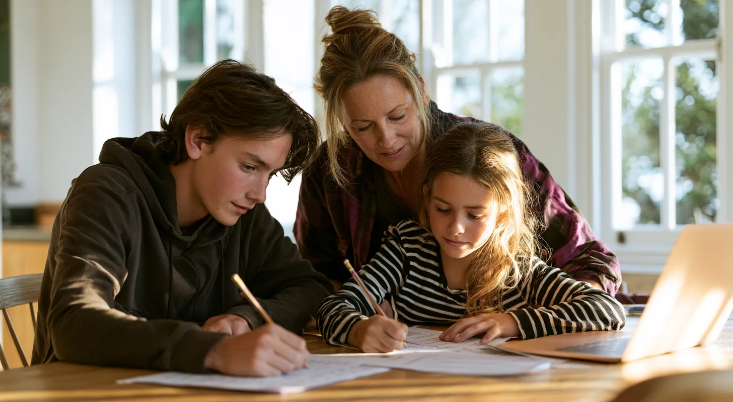 école à la maison avec enfants TDAH