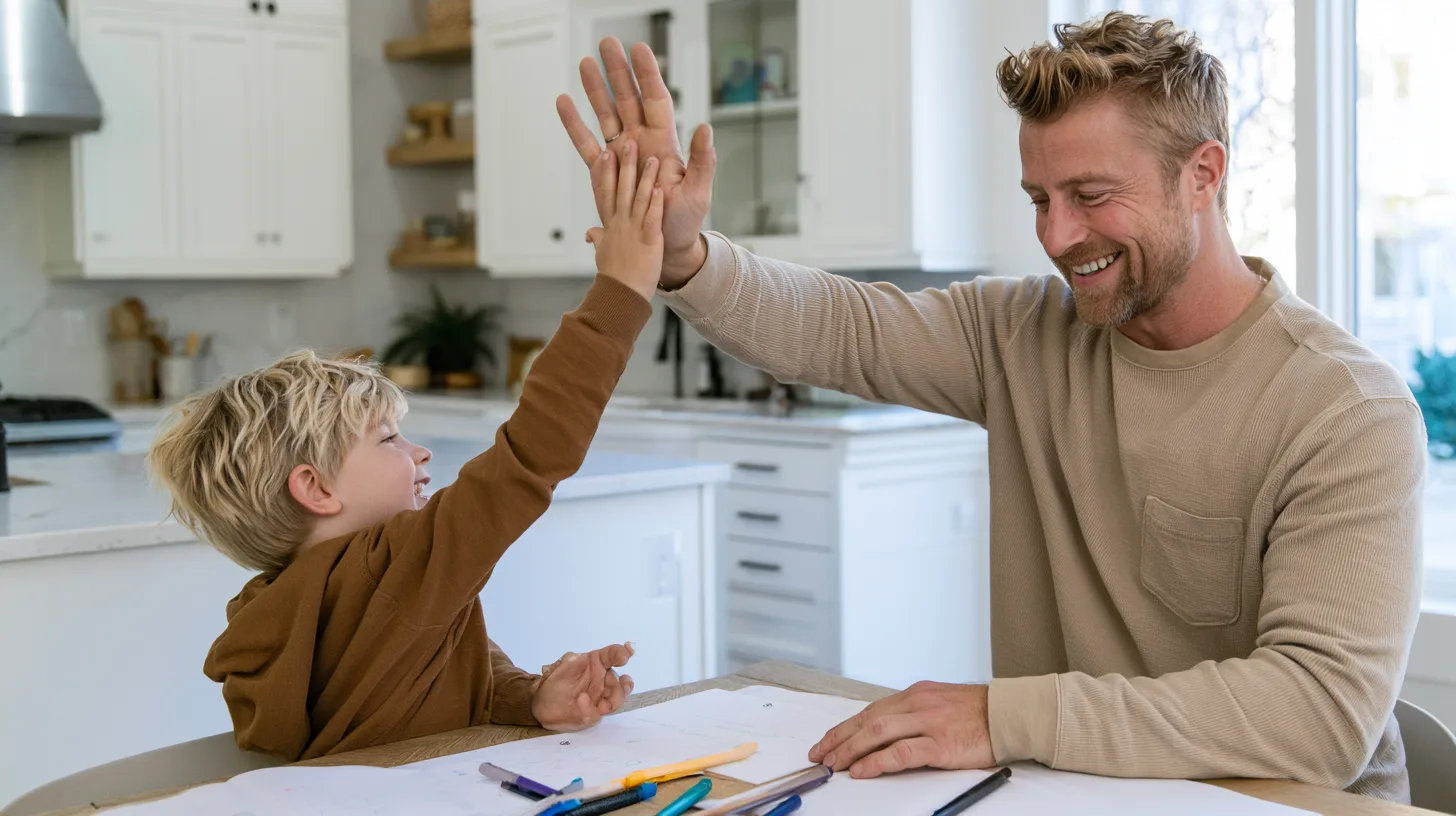 Un parent et son enfant — Reconnaître les signes d'une motivation en baisse
