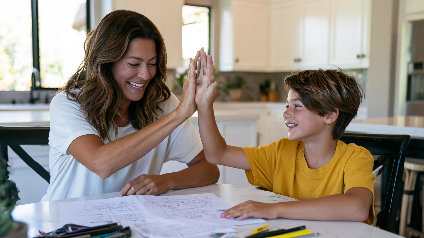 Un parent et son enfant — Levier 5 — Installer une routine qui rassure